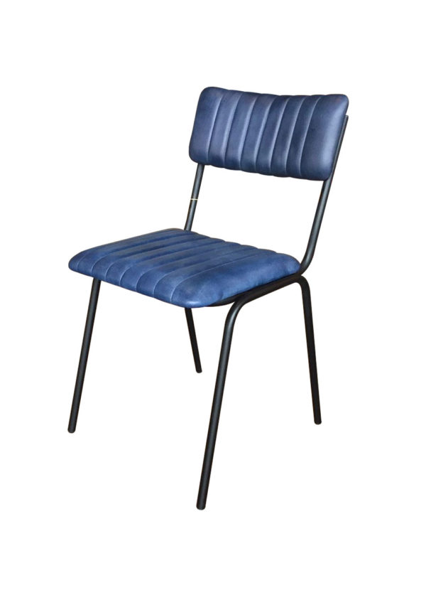 blauwe stoelen